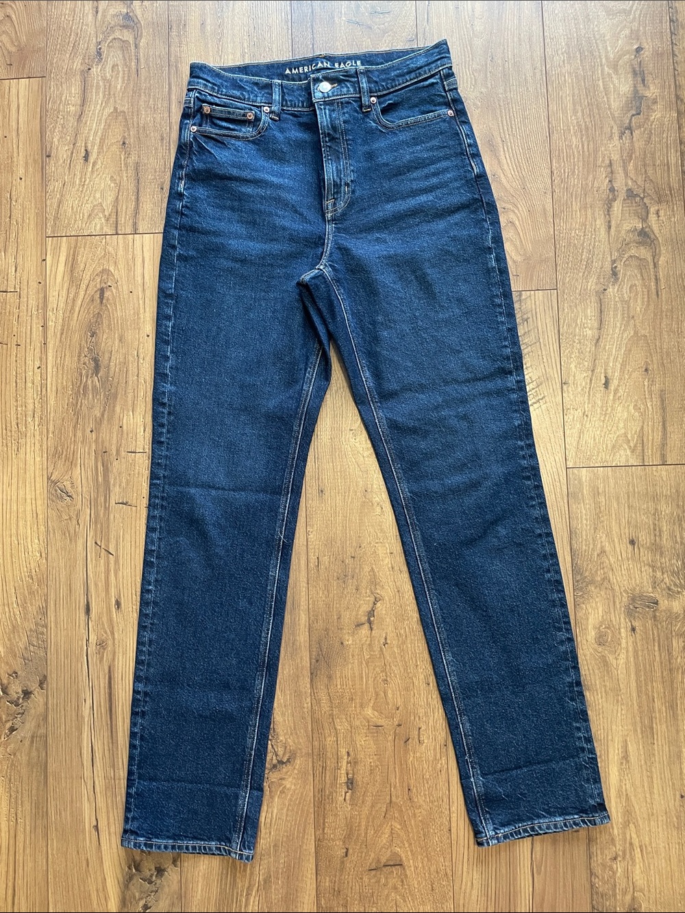 American Eagle Outfitters Navy Blue women’s Straight Jeans
